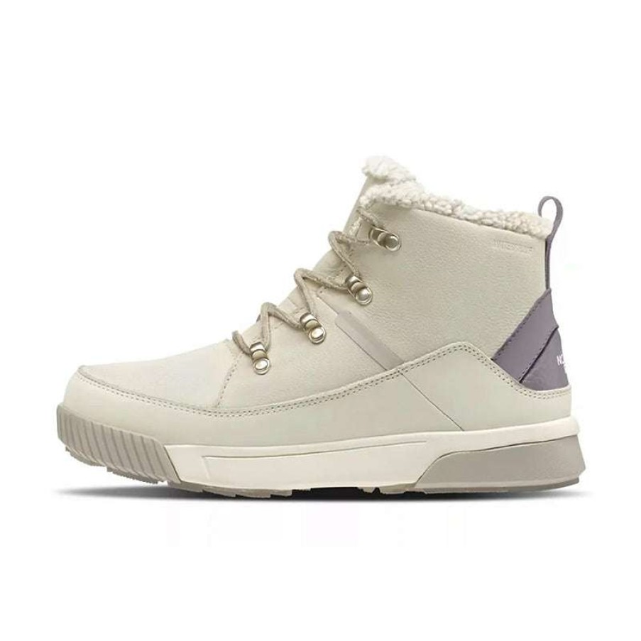 Women * | The North Face New Women'S Sierra Mid Lace Up Gardenia White/Silver