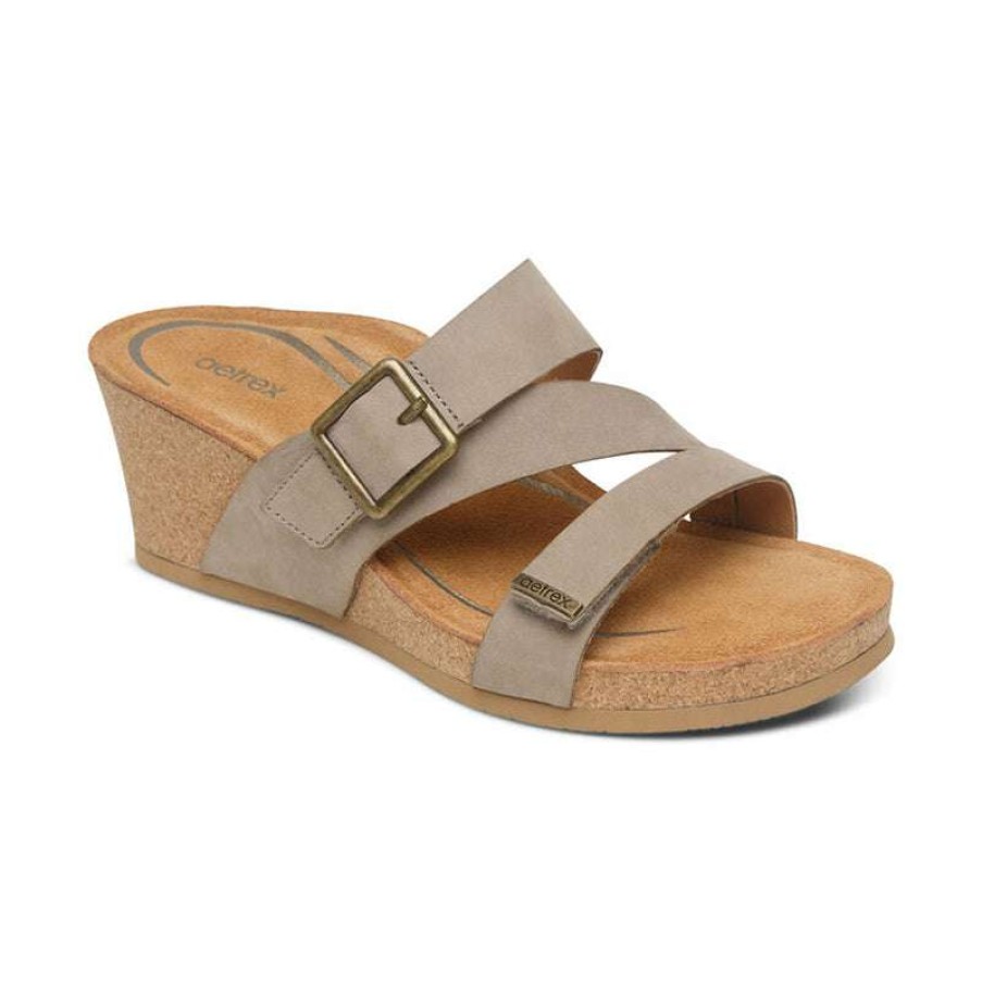 Women * | Aetrex Excellent Quality Women'S Kimmy Taupe