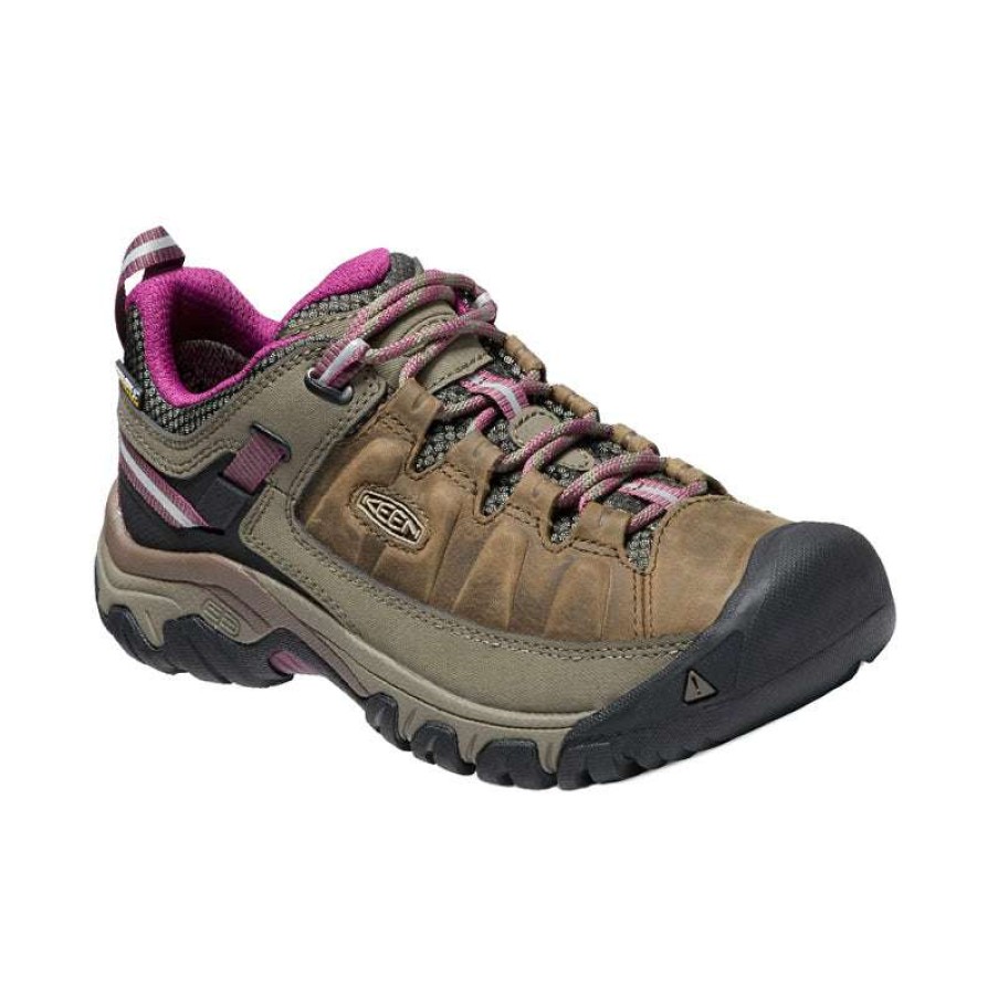 Women * | Keen Opening Sales Women'S Targhee Iii Waterproof Weiss/Boysenberry