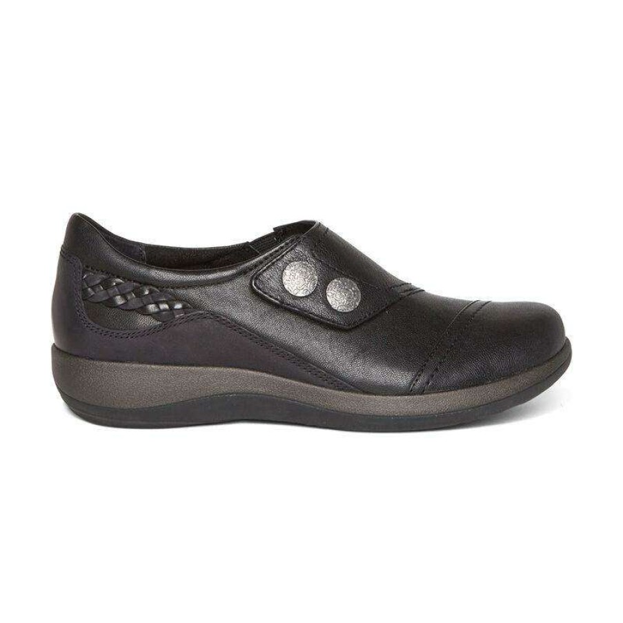 Women * | Aetrex Fashionable Women'S Karina Black