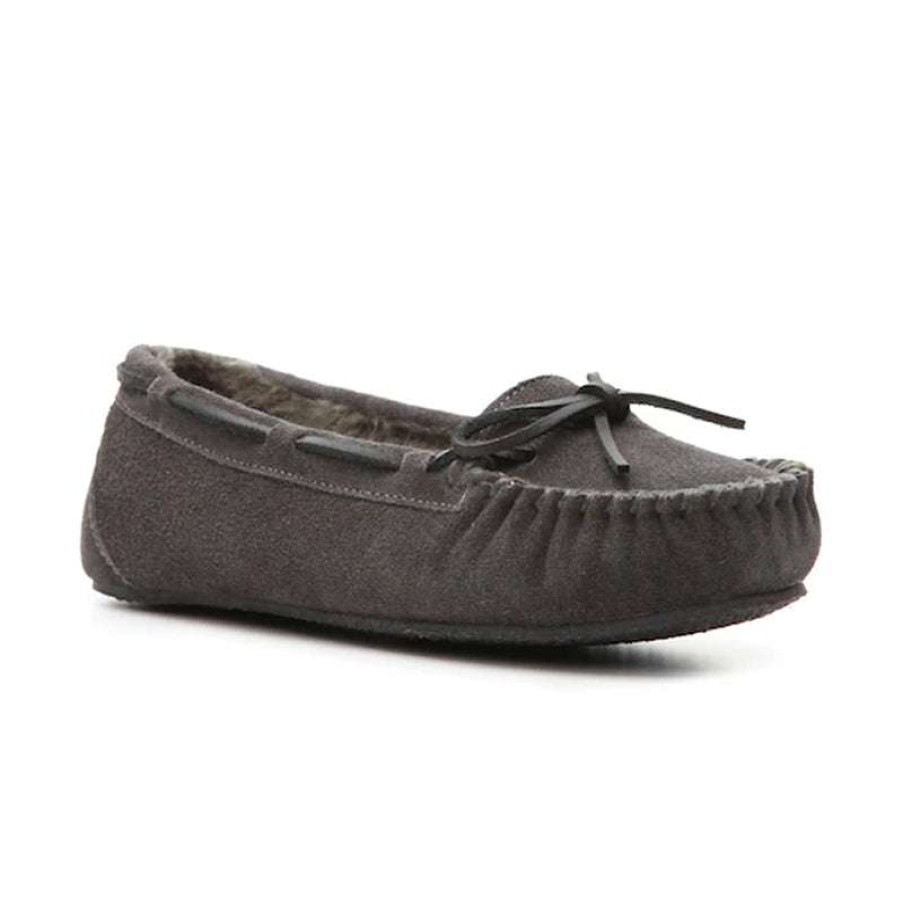 Women * | Minnetonka Moccasin Outlet Women'S Gina Trapper Grey