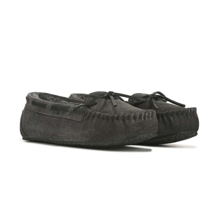 Women * | Minnetonka Moccasin Outlet Women'S Gina Trapper Grey