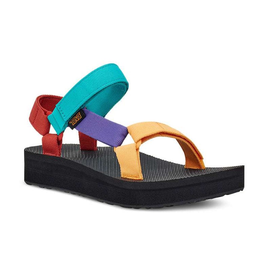 Women * | Teva Cheaper Women'S Midform Universal Bright Retro Multi