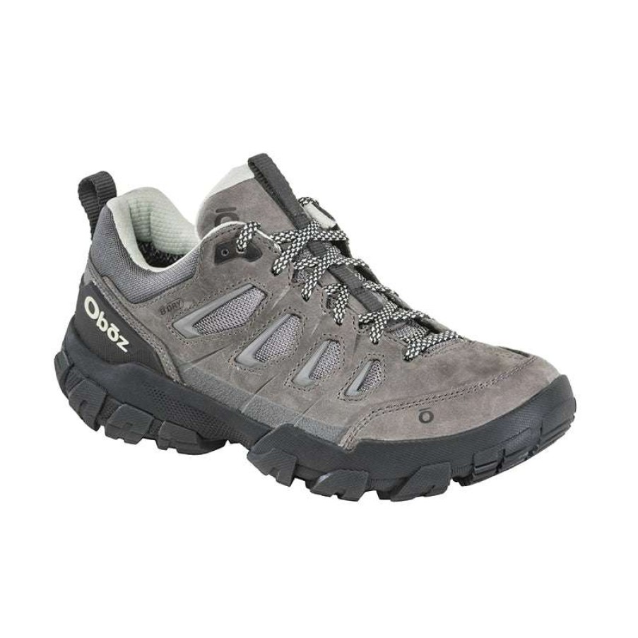 Women * | Oboz Quick Delivery Women'S Sawtooth X Low B-Dry Hazy Grey