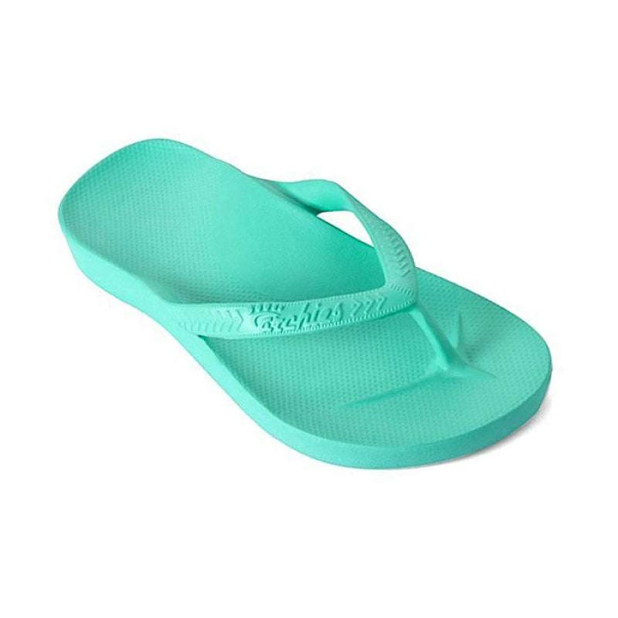 Women * | Archies Hot Selling Women'S Arch Support Flip Flop Mint