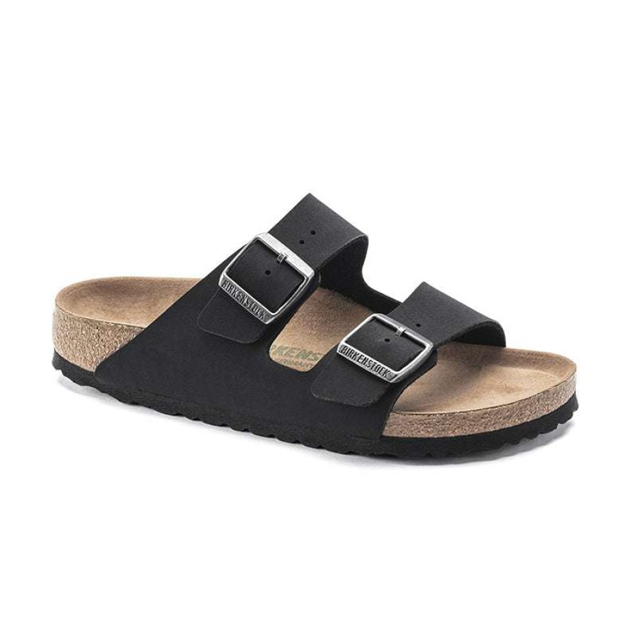 Women * | Birkenstock Classical Women'S Arizona Vegan Black Birkibuc