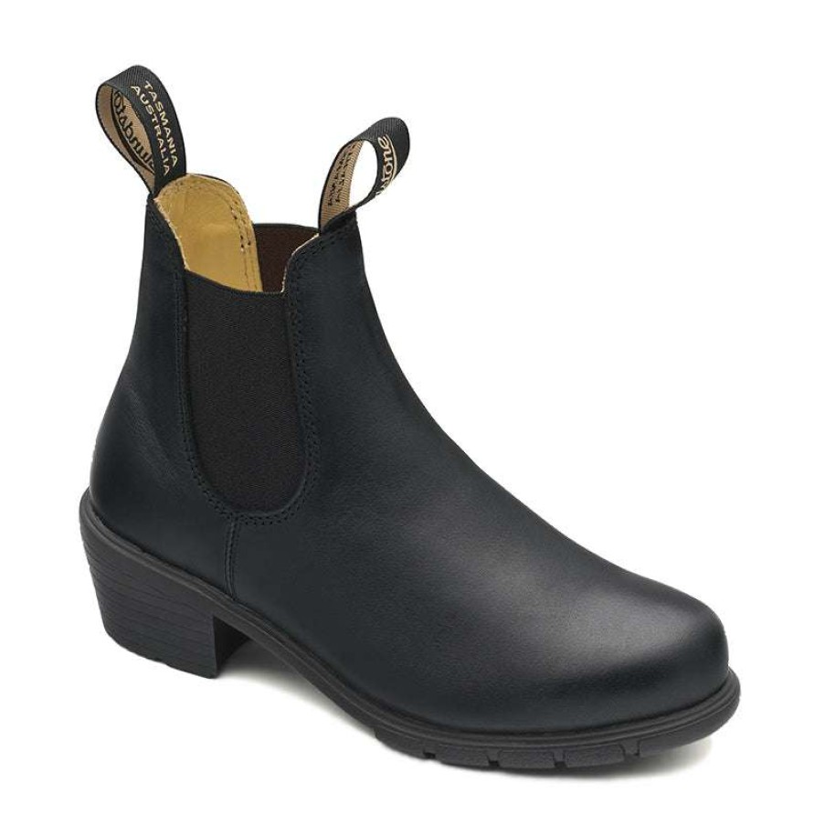 Women * | Blundstone Fashion Women'S Heeled Boots Black