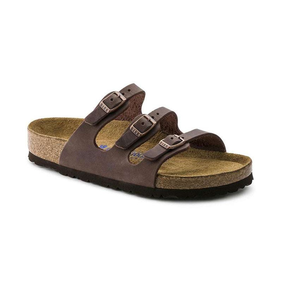 Women * | Birkenstock Opening Sales Women'S Florida Soft Footbed Habana Oiled Leather