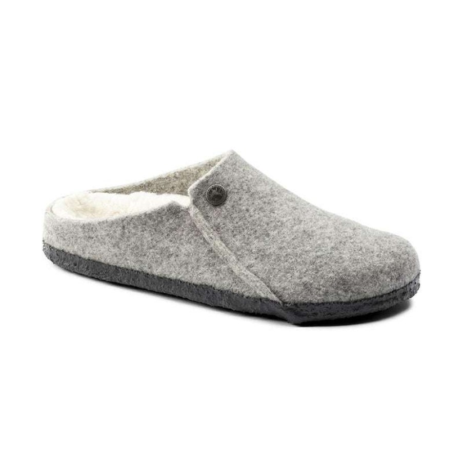 Women * | Birkenstock Quick Delivery Women'S Zermatt Shearling (Narrow) Light Grey