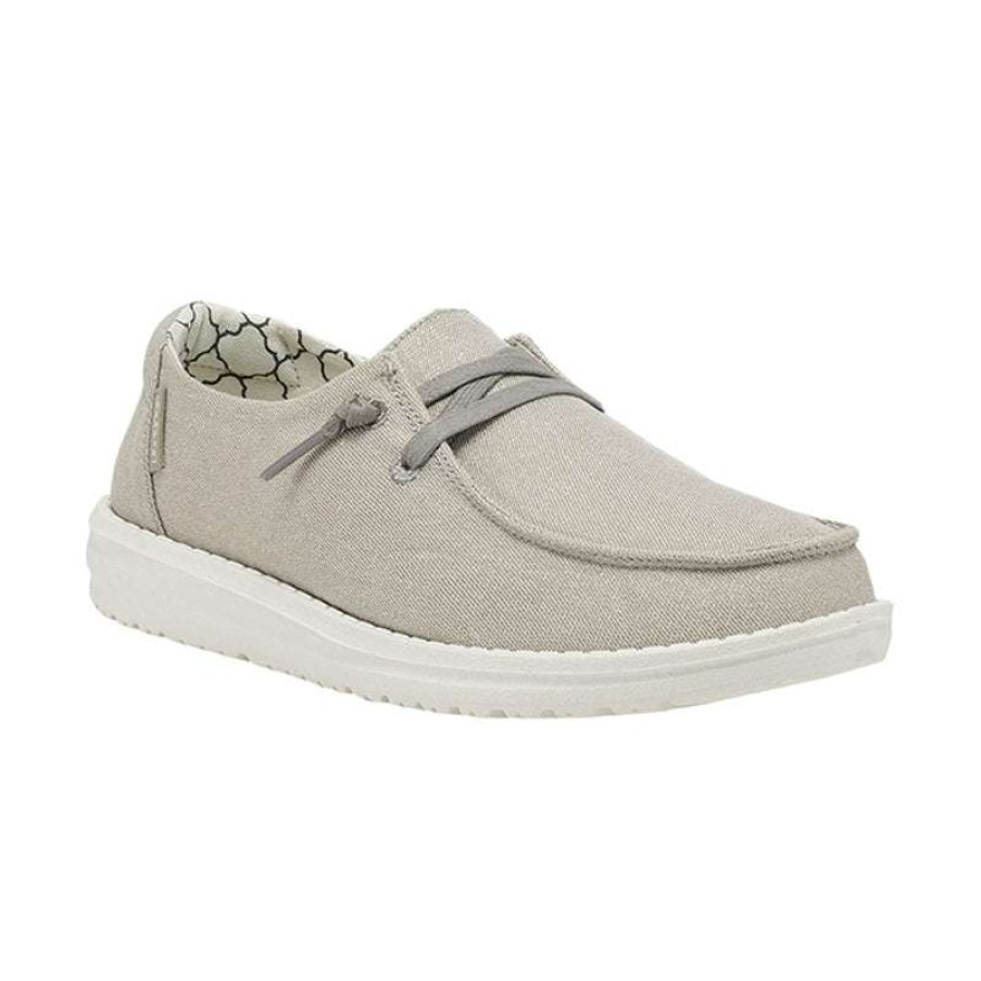 Women * | Heydude Clearance Women'S Wendy Sparkling Pearl Grey