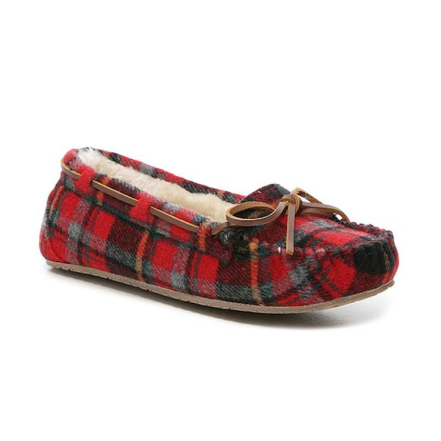 Women * | Minnetonka Moccasin Outlet Women'S Gina Trapper Plaid