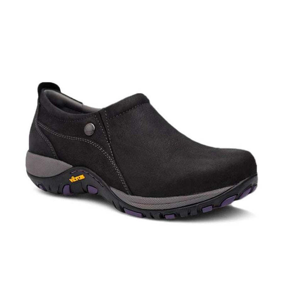 Women * | Dansko Latest Fashion Women'S Patti Waterproof Black Milled Nubuck