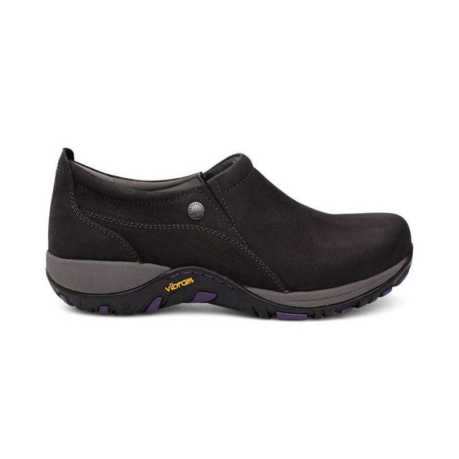 Women * | Dansko Latest Fashion Women'S Patti Waterproof Black Milled Nubuck