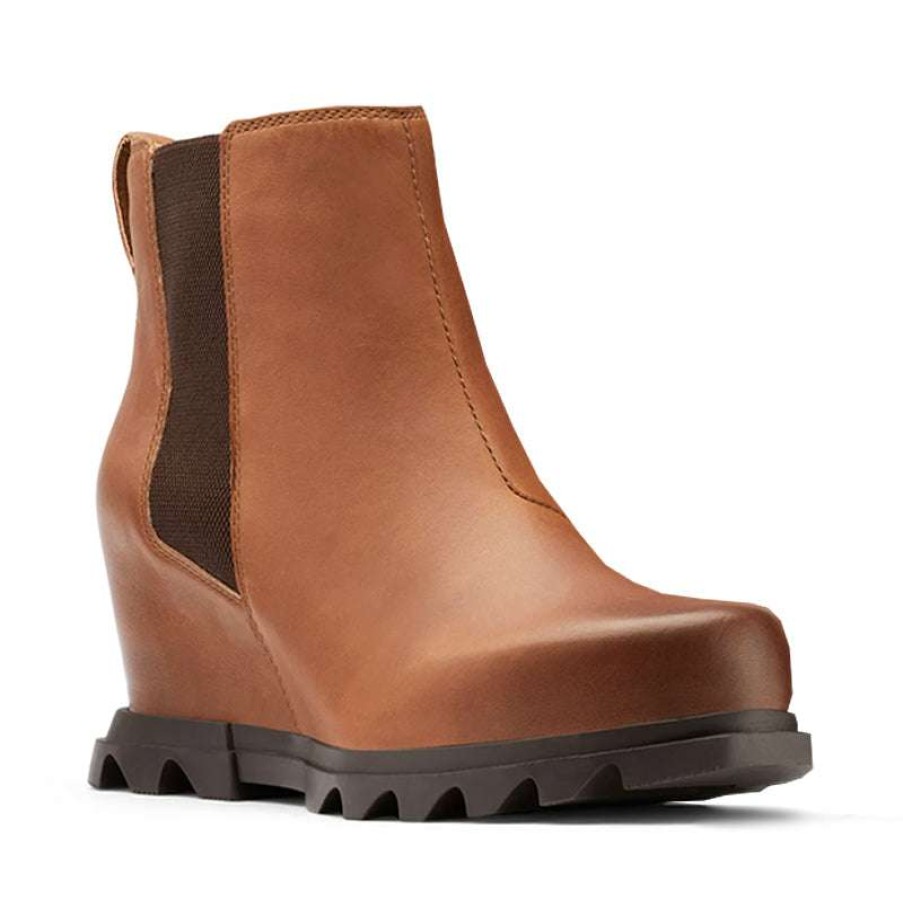 Women * | Sorel Hot Selling Women'S Joan Of Arctic Wedge Iii Chelsea Hazelnut