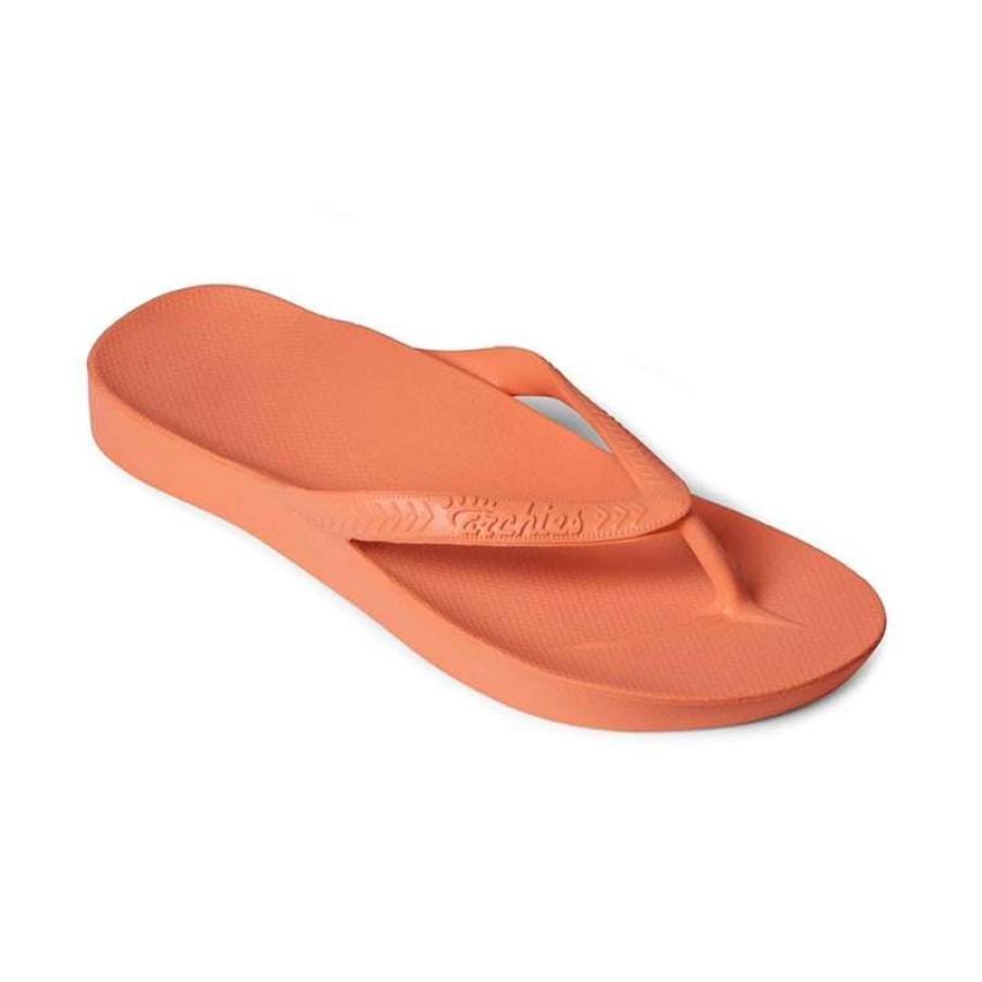 Women * | Archies Unique Women'S Arch Support Flip Flop Peach