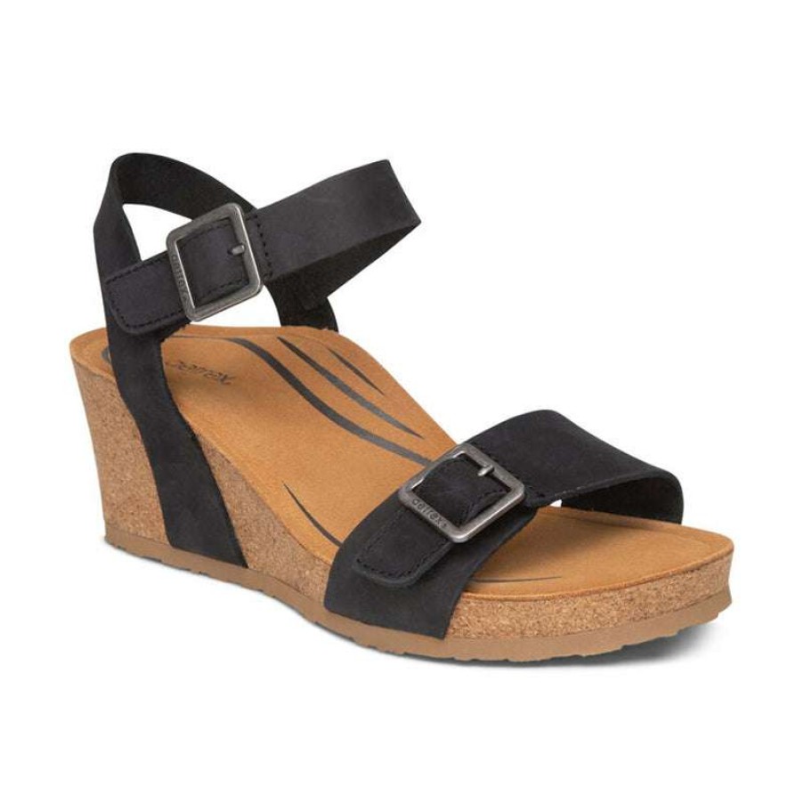 Women * | Aetrex Best-Selling Women'S Lexa Black