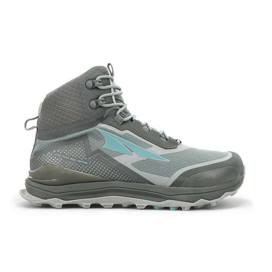 Women * | Altra Unique Women'S Lone Peak All Weather Mid Grey/Green