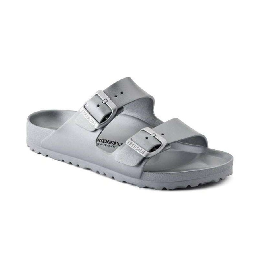 Women * | Birkenstock Top Sellers Women'S Arizona Eva Metallic Silver