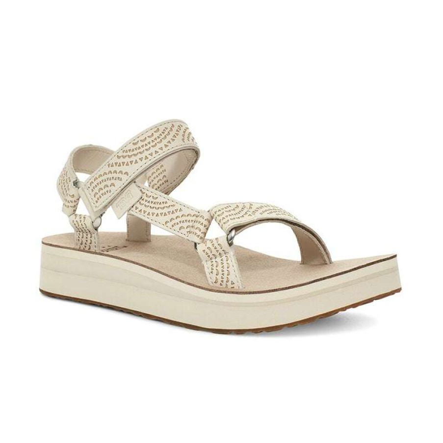 Women * | Teva Unique Women'S Midform Universal Geometric White Swan