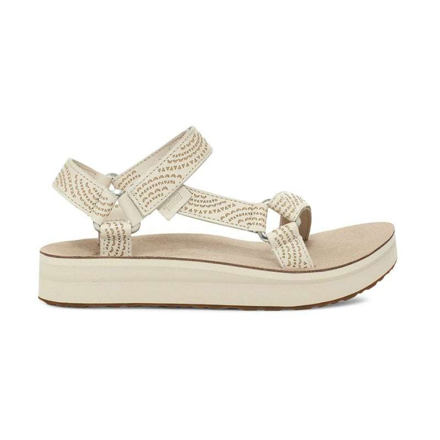 Women * | Teva Unique Women'S Midform Universal Geometric White Swan