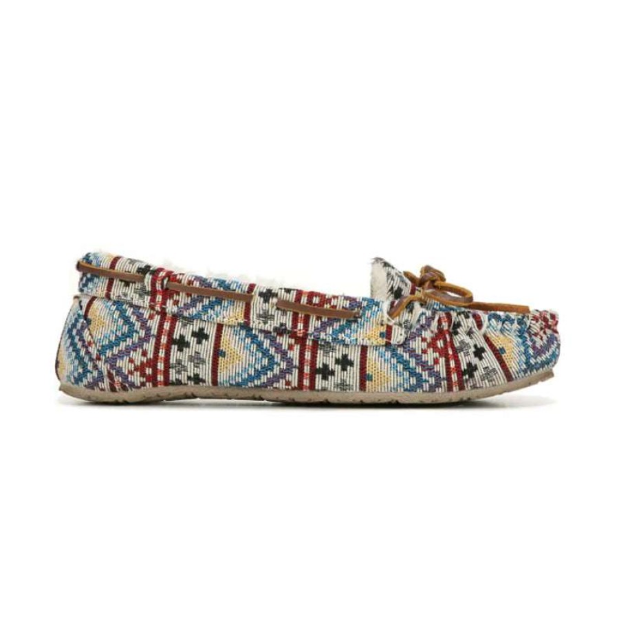 Women * | Minnetonka Moccasin Fashion Women'S Gina Trapper Cream Medley