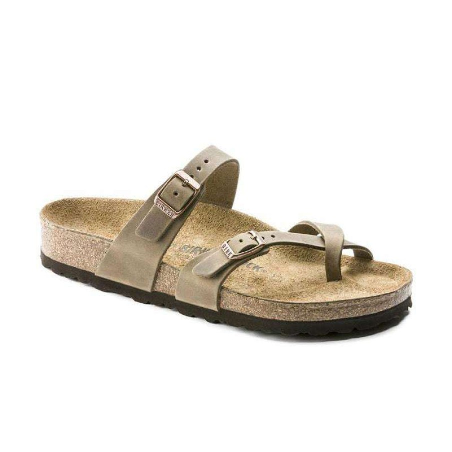 Women * | Birkenstock Opening Sales Women'S Mayari Tobacco Oiled Leather