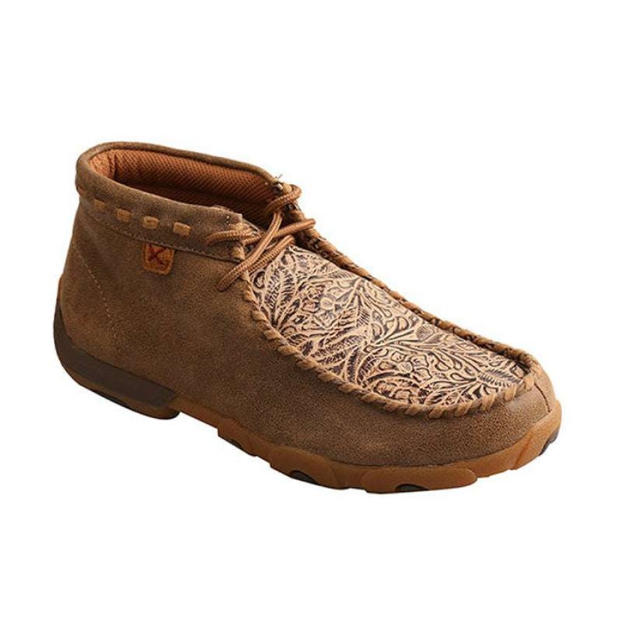 Women * | Twisted X Fashion Women'S Chukka Driving Moc Bomber/Nude Print