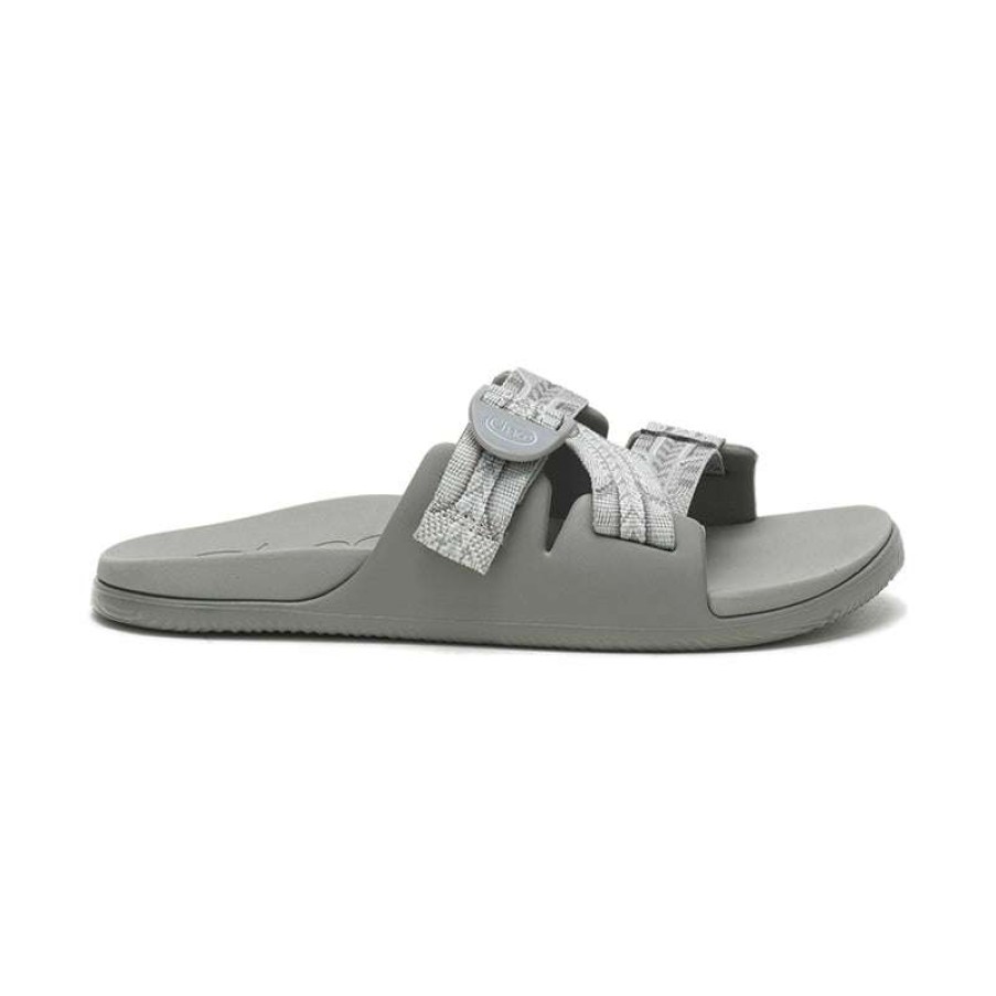 Women * | Chaco Fashionable Women'S Chillos Slide Pierce Steeple Grey