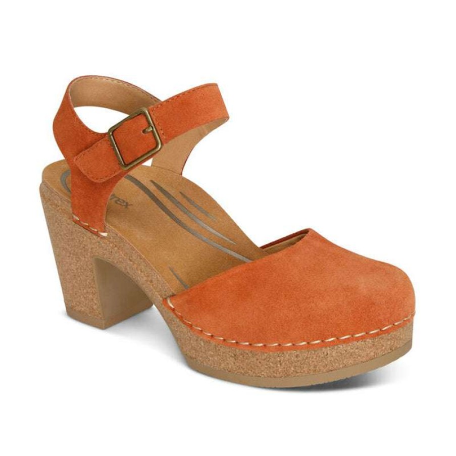 Women * | Aetrex Classical Women'S Finley Rust