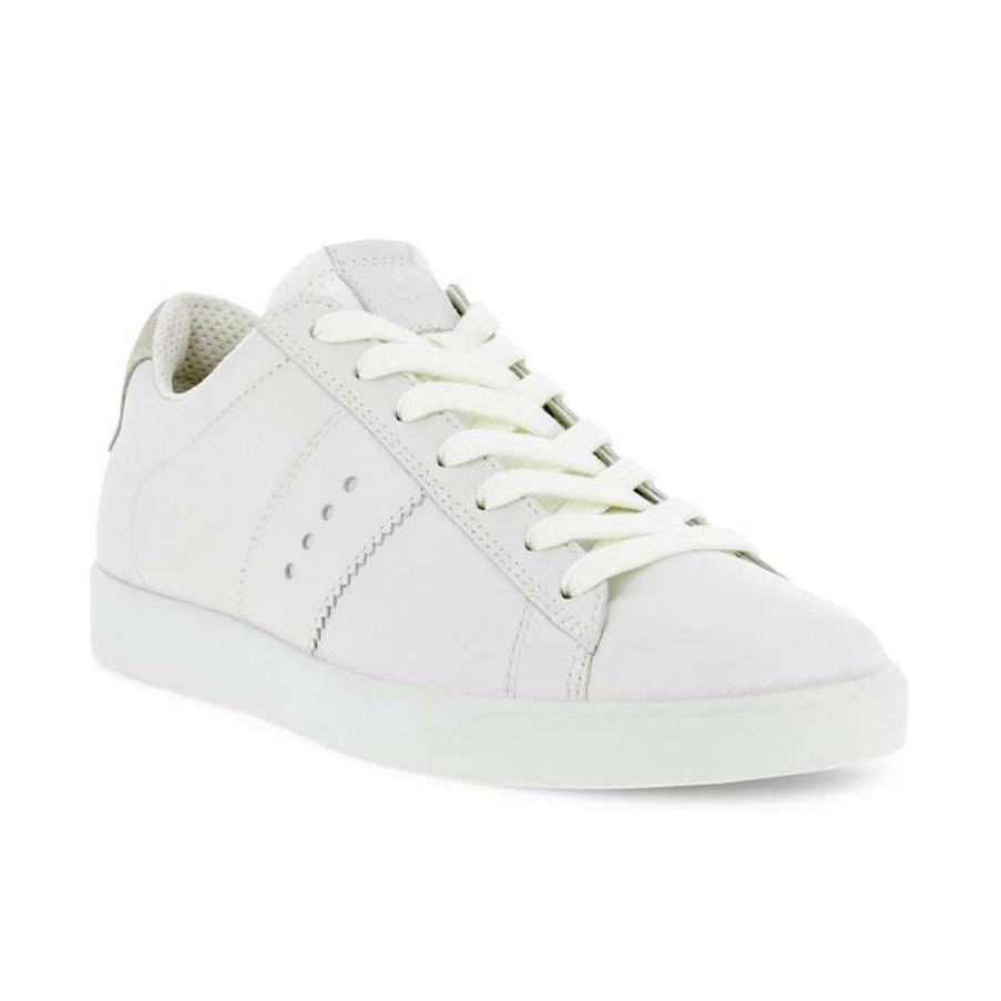 Women * | Ecco New Women'S Street Lite W Retro Sneaker White/Shadow